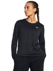 Under Armour Black Tech Crew Twist T-Shirt - Image 1 of 4