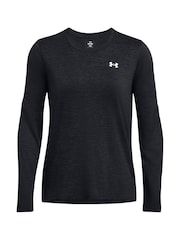 Under Armour Black Tech Crew Twist T-Shirt - Image 3 of 4