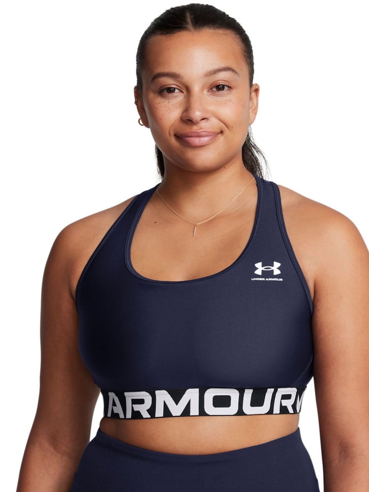 Under Armour Blue Heat Gear Authentic Bra - Image 1 of 5 Under Armour Blue Heat Gear Authentic Bra - Image 1 of 5