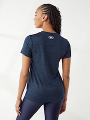 أزرق كروم - تي شيرت برقبة سبعة من Under Armour - صورة 3 من 6