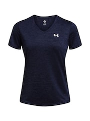 Under Armour Blue Chrome Tech V-Neck T-Shirt - Image 3 of 3