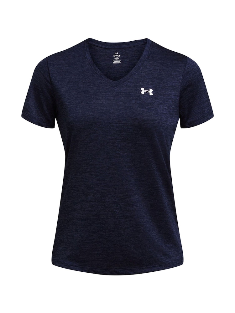 Under Armour Blue Chrome Tech V-Neck T-Shirt - Image 3 of 3