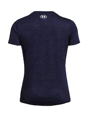 Tünd göy - Under Armour Tech Twist V-yaxalı futbolka - 7şəkildən 7 şəkil