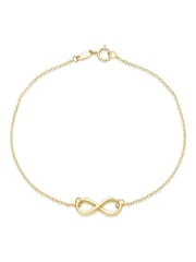 Beaverbrooks 9ct Gold Infinity Bracelet - Image 1 of 3
