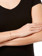 Beaverbrooks 9ct Gold Infinity Bracelet - Image 2 of 3