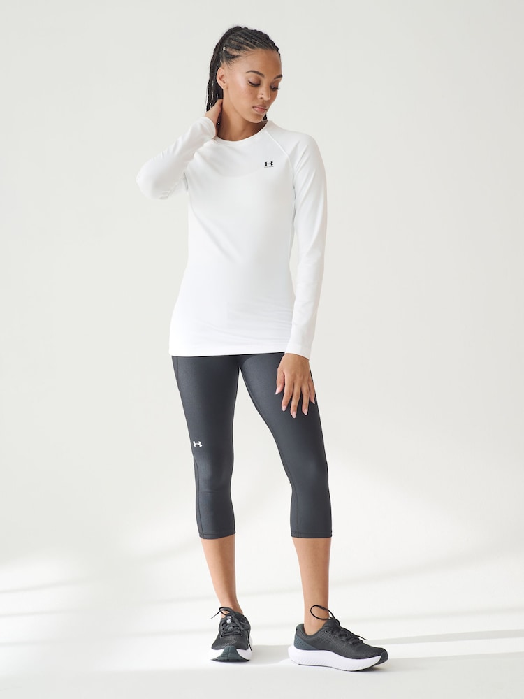 Under Armour White UA CG Authentics Crew Sweatshirt - Image 2 of 5