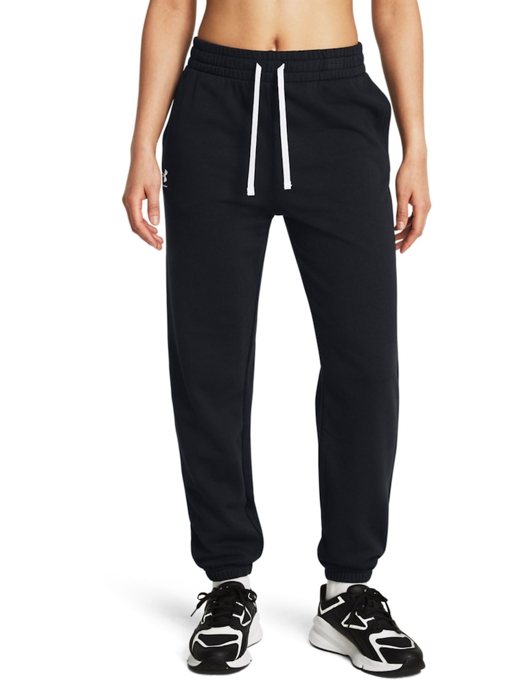 Under Armour Black Rival Terry Joggers - Image 1 of 6 Under Armour Black Rival Terry Joggers - Image 1 of 6