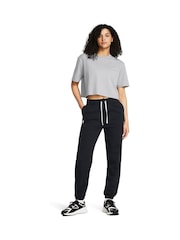 Under Armour Black Rival Terry Joggers - Image 4 of 6