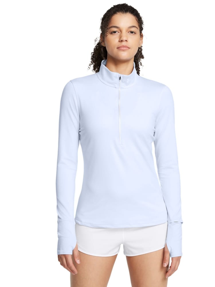 Under Armour Blue Launch 1/2 Zip Sweatshirt - Image 1 of 5 Under Armour Blue Launch 1/2 Zip Sweatshirt - Image 1 of 5