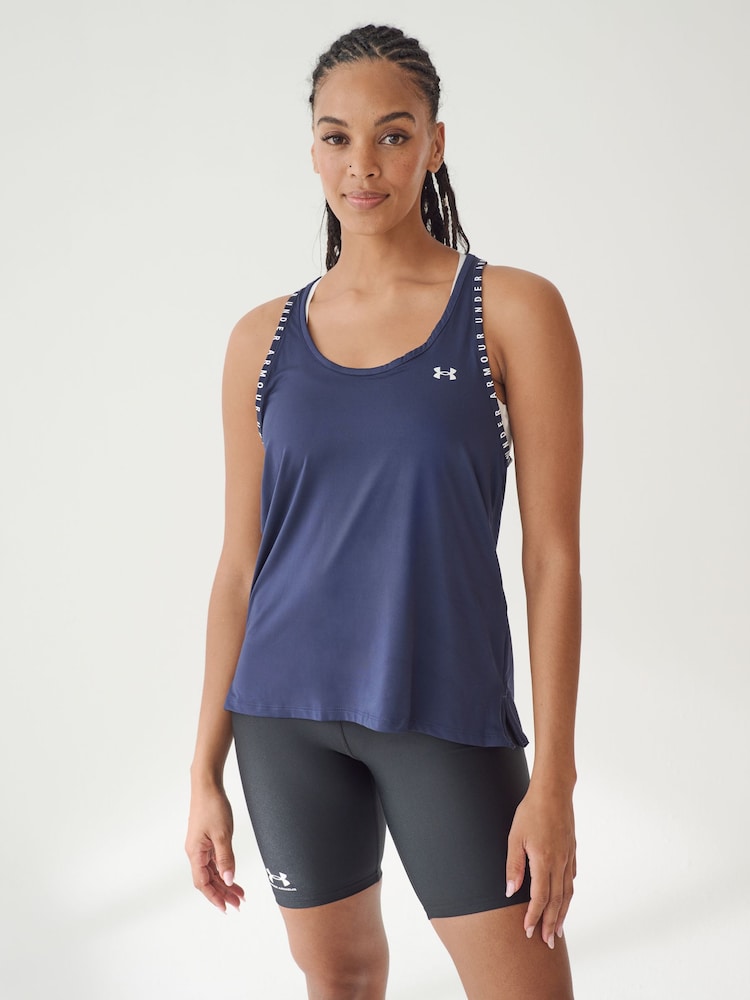 Under Armour Blue Navy Knockout Tank - Image 1 of 7