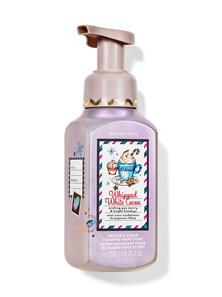 Bath & Body Works Whipped White Cocoa Gentle & Clean Foaming Hand Soap 259ml - Image 1 of 1 Bath & Body Works Whipped White Cocoa Gentle & Clean Foaming Hand Soap 259ml - Image 1 of 1