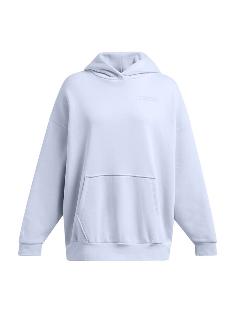 Under Armour Blue Oversized Icon Flc Ultra Hoodie - Image 1 of 2 Under Armour Blue Oversized Icon Flc Ultra Hoodie - Image 1 of 2