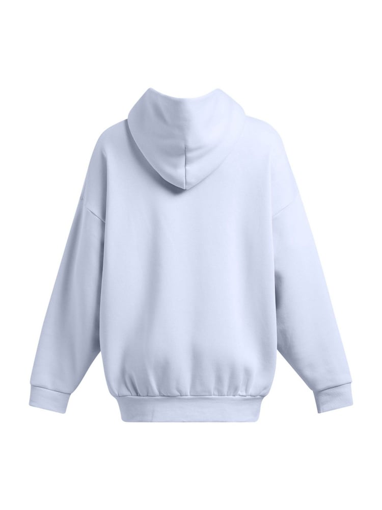 Under Armour Blue Oversized Icon Flc Ultra Hoodie - Image 2 of 2 Under Armour Blue Oversized Icon Flc Ultra Hoodie - Image 2 of 2