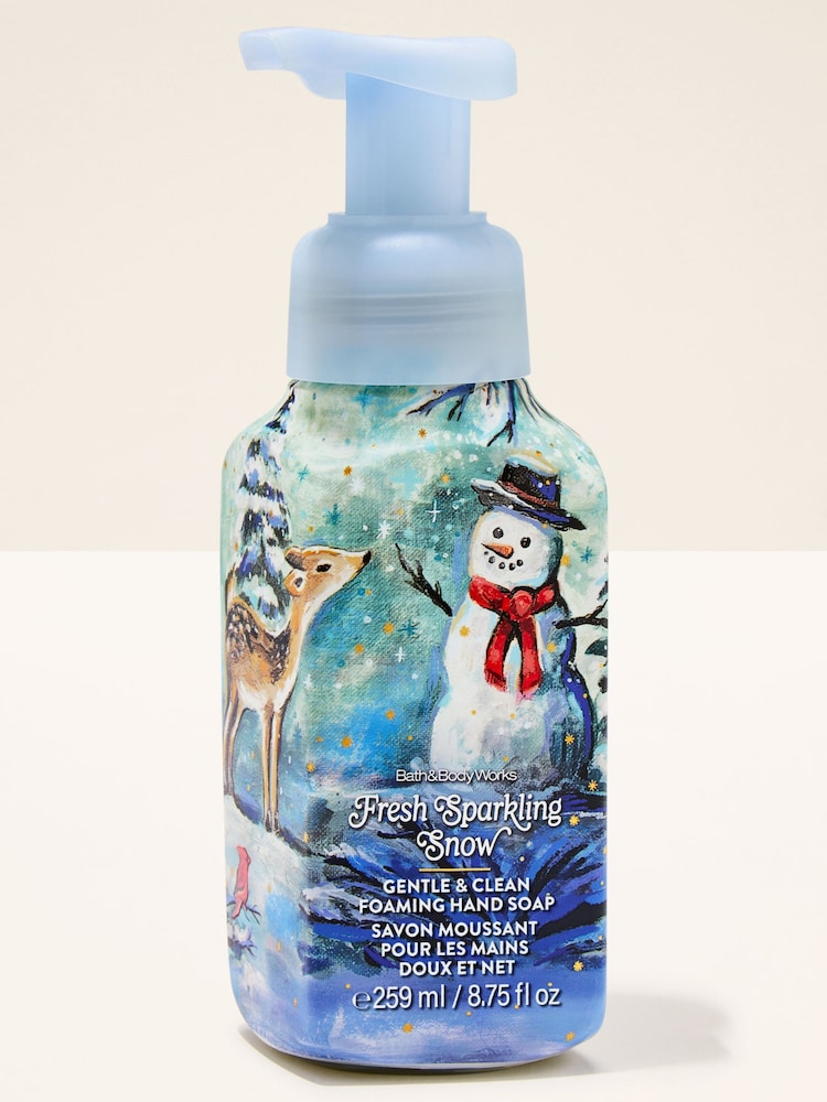 Bath & Body Works Fresh Sparkling Snow Gentle & Clean Foaming Hand Soap 259ml - Image 1 of 2 Bath & Body Works Fresh Sparkling Snow Gentle & Clean Foaming Hand Soap 259ml - Image 1 of 2