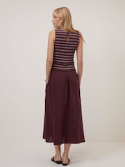 Nobodys Child Purple Ingrid Midi Dress - Image 2 of 5