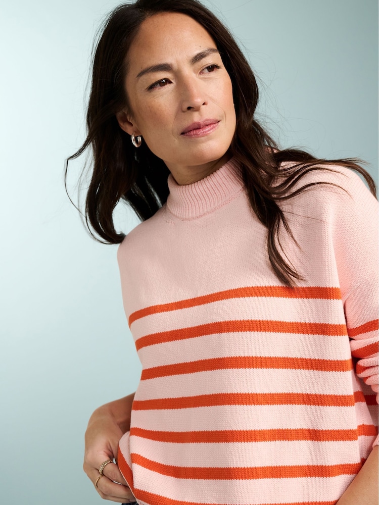 Baukjen Pink Hallie Cotton Jumper - Image 1 of 6