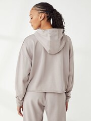 Under Armour Grey Rival Terry Oversized Hoodie - Image 3 of 4