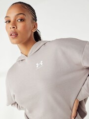 Under Armour Grey Rival Terry Oversized Hoodie - Image 4 of 4