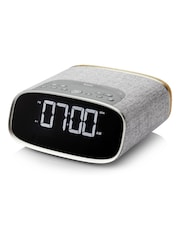 VQ Brown Lark Bedside Radio Oak DAB/FM/BT Radio - Image 4 of 6