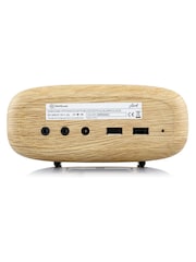 VQ Brown Lark Bedside Radio Oak DAB/FM/BT Radio - Image 5 of 6