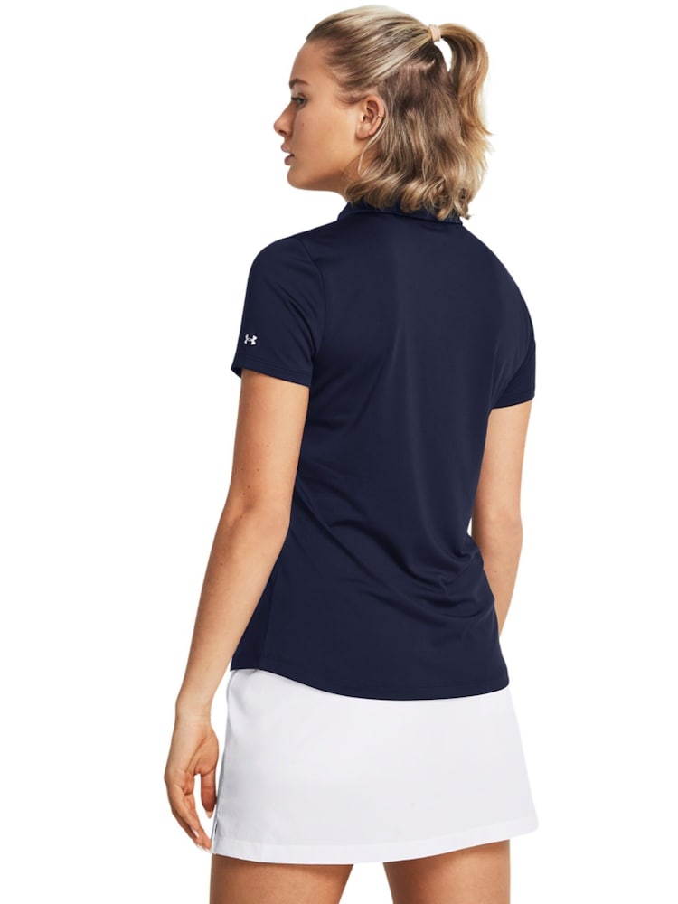 Under Armour Blue Golf Play Off Small Logo Polo Shirt - Image 2 of 4