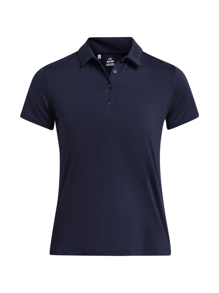 Under Armour Blue Small Golf Play Off Logo Polo Shirt - Image 3 of 4