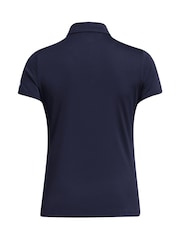 Under Armour Blue Golf Play Off Small Logo Polo Shirt - Image 4 of 4