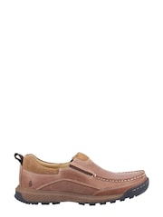 Hush Puppies Brown Duncan Slip-On Shoes - Image 1 of 5