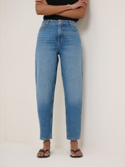 Nobodys Child Blue Putney Barrel Blue - Reg Mid Wash Trousers - Image 1 of 5