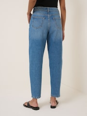 Nobodys Child Blue Putney Barrel Blue - Reg Mid Wash Trousers - Image 2 of 5