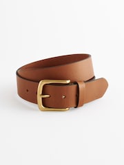 Tan Brown Casual Leather Belt - Image 2 of 4