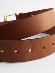 Tan Brown Casual Leather Belt - Image 3 of 4