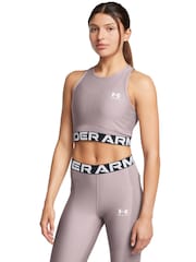 Under Armour Grey HeatGear Rib Vest - Image 1 of 4
