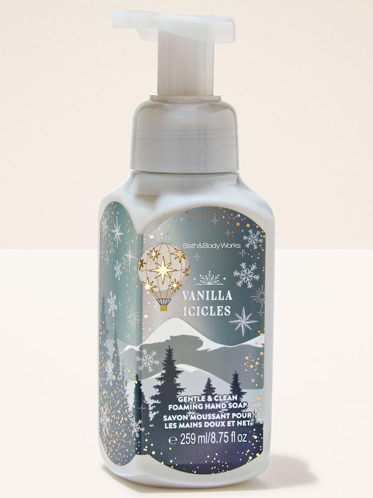 Bath & Body Works Vanilla Icicles Gentle & Clean Foaming Hand Soap 259ml - Image 1 of 2 Bath & Body Works Vanilla Icicles Gentle & Clean Foaming Hand Soap 259ml - Image 1 of 2