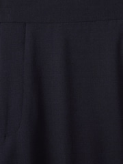 Reiss Navy Hope Slim-Fit Wool-Blend Suit Trousers - Image 6 of 7