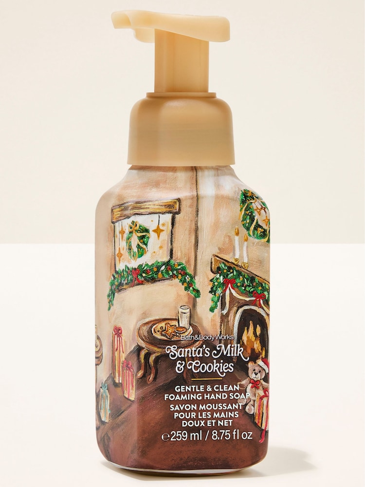Bath & Body Works Santas Milk Cookies Gentle & Clean Foaming Hand Soap 259ml - Image 1 of 2 Bath & Body Works Santas Milk Cookies Gentle & Clean Foaming Hand Soap 259ml - Image 1 of 2