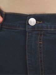 Simply Be Indigo Blue 24/7 Knee Shorts - Image 4 of 4