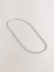 DCK Mens silberfarbene Chunky-Halskette - Bild 1 von 3