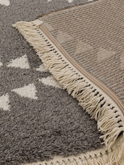 Asiatic Rugs Charcoal Grey Rocco Flags Ultra Soft Rug - Image 4 of 4