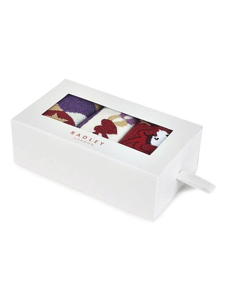 Radley Red It's Party Time Sock Set - Image 1 of 4