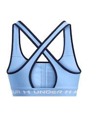 Under Armour Blue Crossback Mid Support Bra - Image 10 of 10