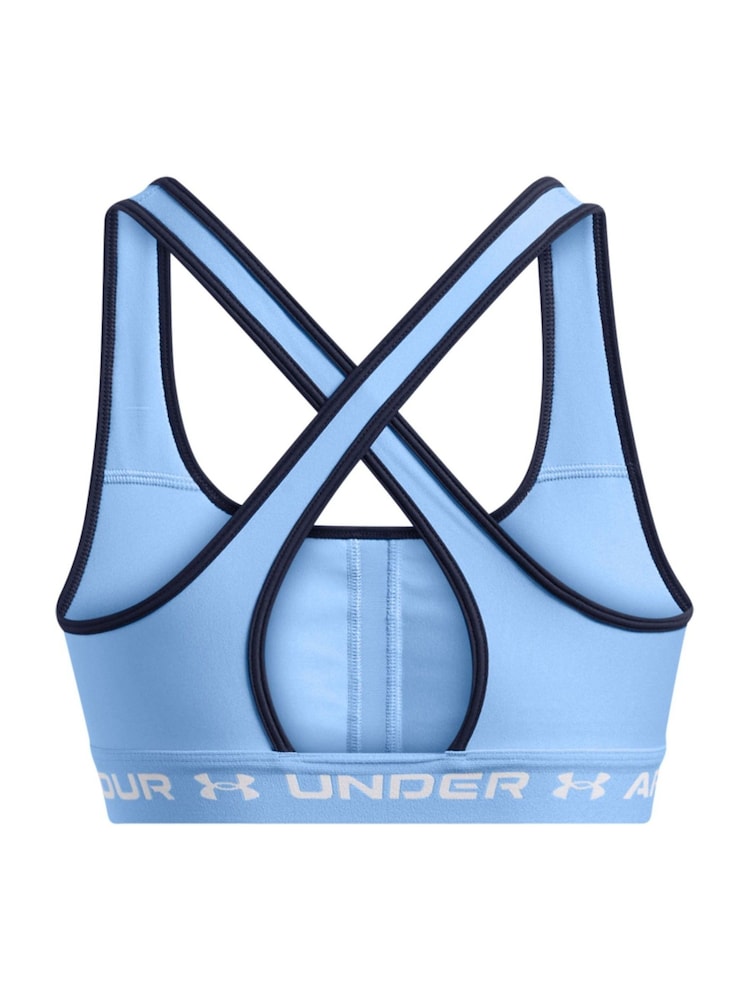 Under Armour Blue Crossback Mid Support Bra - Image 10 of 10
