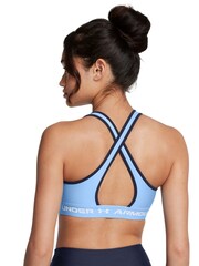 Under Armour Blue Crossback Mid Support Bra - Image 2 of 10
