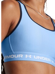 Under Armour Blue Crossback Mid Support Bra - Image 3 of 10