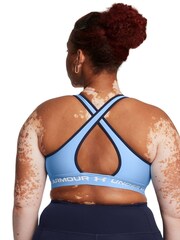 Under Armour Blue Crossback Mid Support Bra - Image 5 of 10