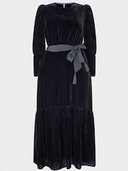Aspiga Esmee Black Velvet Dress - Image 9 of 10