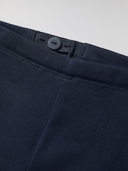 Polarn O. Pyret Blue Cotton Leggings - Image 4 of 5