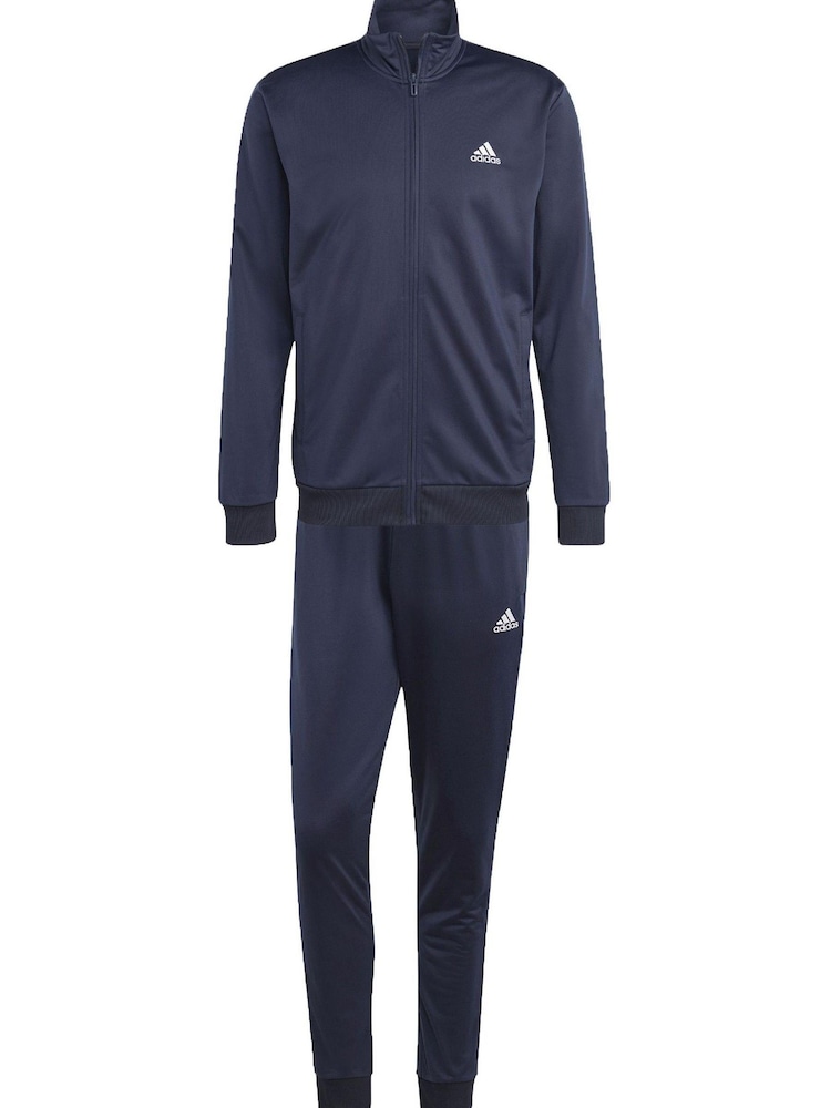 adidas Blue Sportswear Linear Logo Tricot Tracksuit - Image 7 of 8