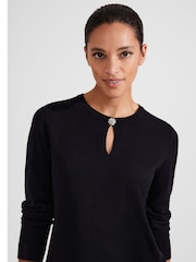 Hoobs Blue Wrenley Jumper - Image 1 of 2