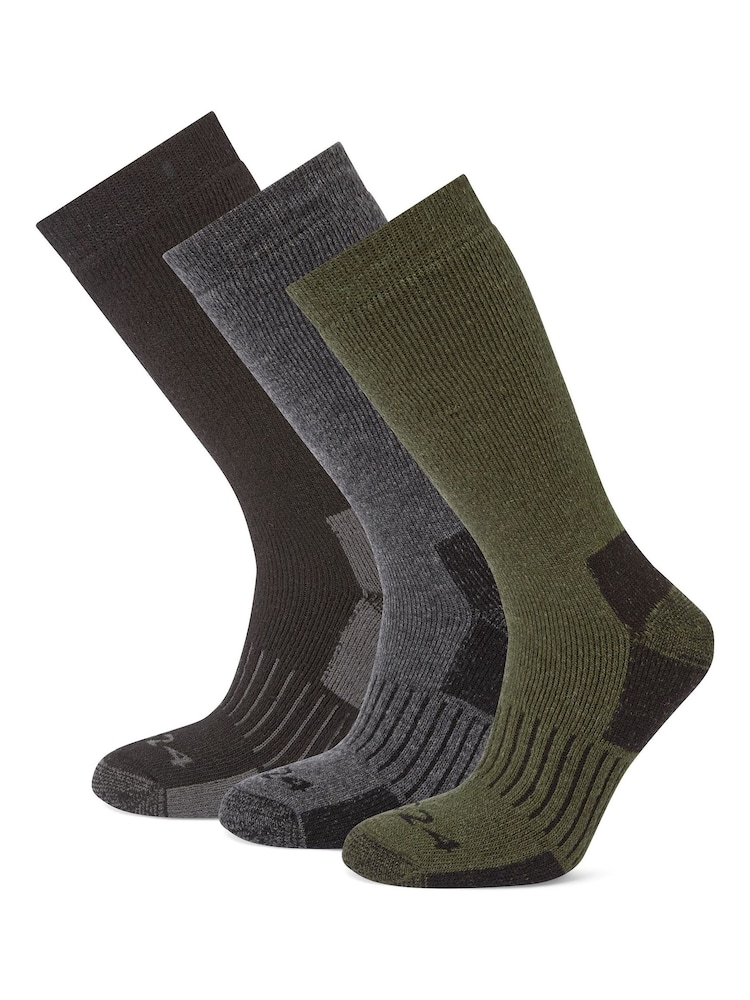 Tog 24 Black Villach Trek Socks 3 Pack - Image 1 of 2